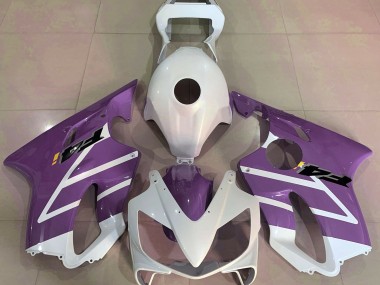 2001-2003 Gloss White and Purple CBR600 F4i Fairings
