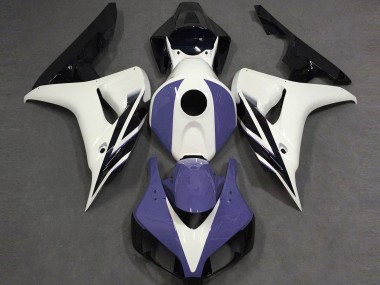 2006-2007 Gloss White Blue and Black CBR1000RR Fairings