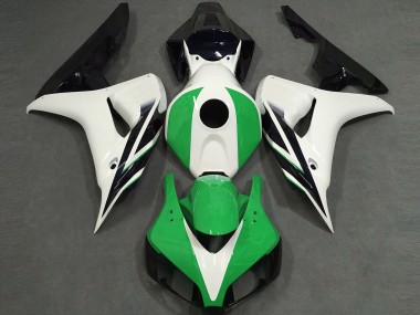2006-2007 Gloss White Green Black CBR1000RR Fairings