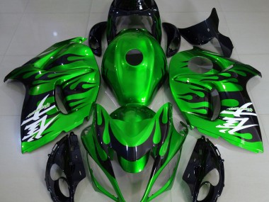 2008-2020 Gloss Green & Black GSXR 1300 Hayabusa Fairings