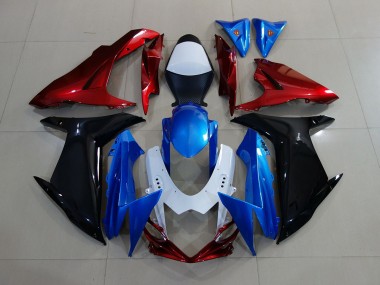 2011-2024 Blue / Black / Red GSXR 600-750 Fairings